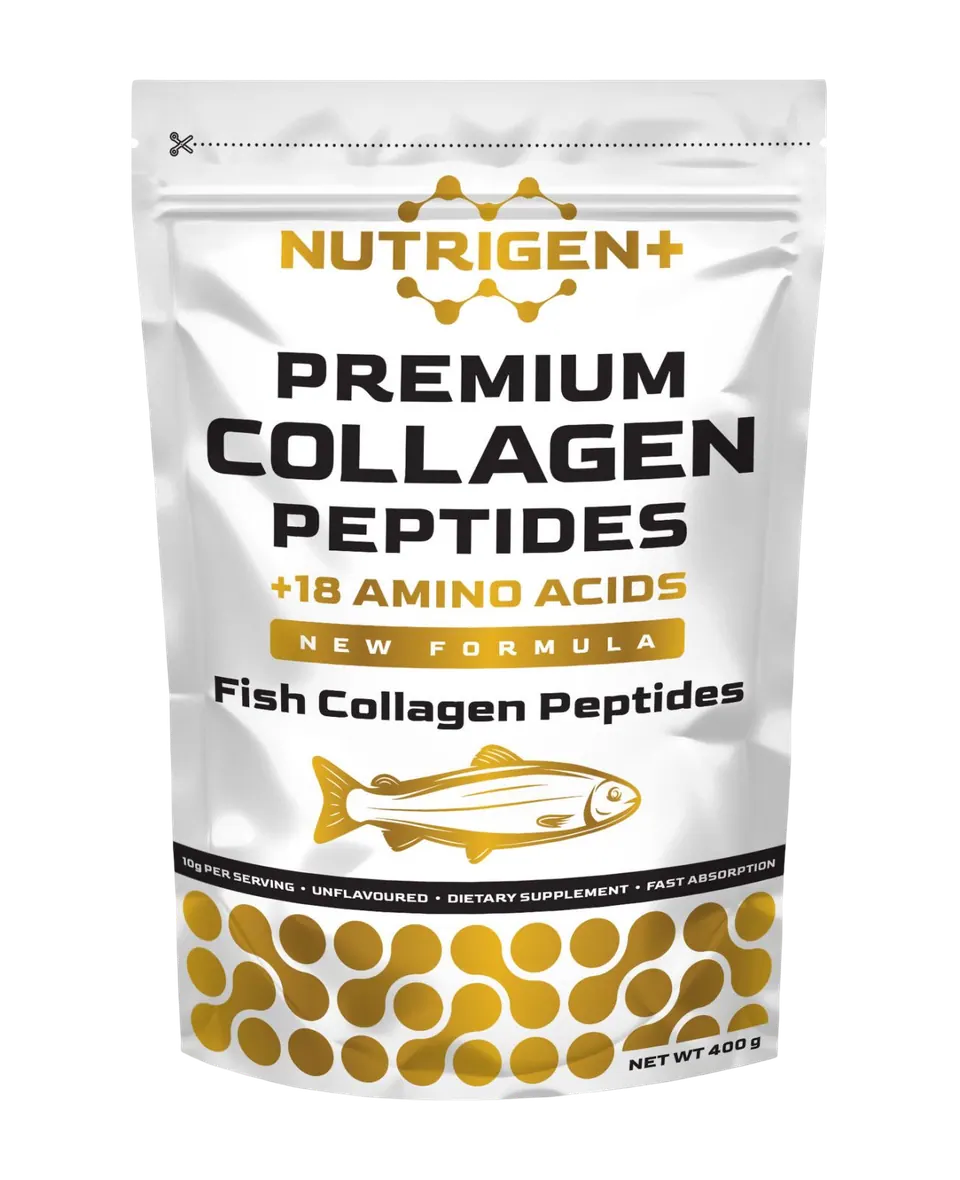 Опаковка NutriGen+ Premium Collagen Peptides с рибен колаген